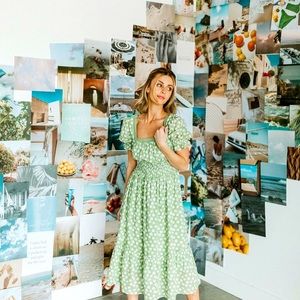 Henly Brand Maisie Floral Midi in Fern